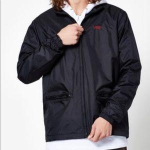 Nylon Vans Track Jacket w/ Red Logo